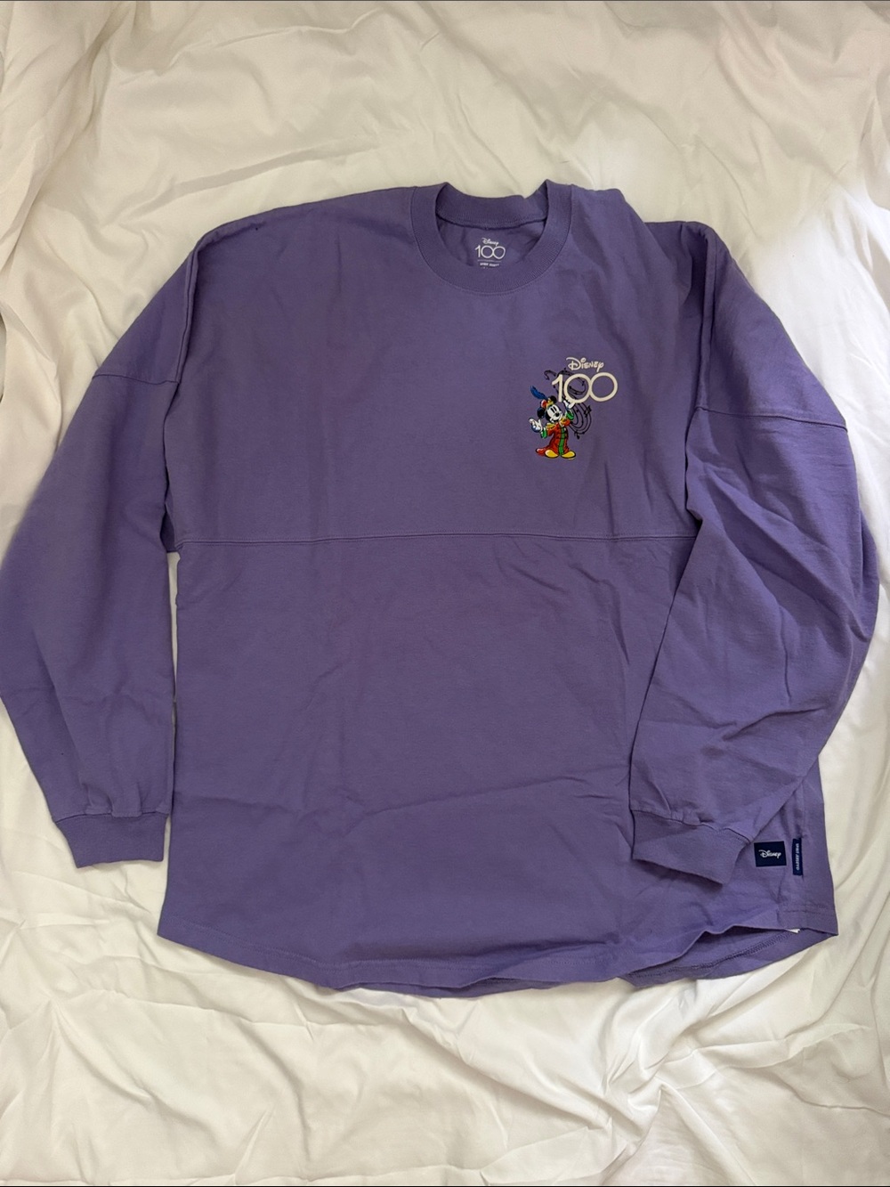 Disney Parks Disneyland 100th Anniversary Purple Spirit Jersey